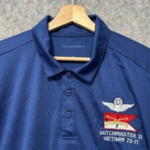 Dutchmaster 31 Vietnam 70-71 Military Polo Mens 2XL Port Authority Shirt